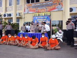 Delapan Terduga Pengedar Narkoba Harus Mendekam Di Penjara