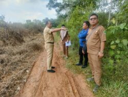Petani Wajib Bersyukur Jalan Tebing Kawat Menuju Lahan Pertanian dibangun