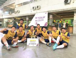 PT BAU Sabet Juara Di Turnamen Futsal Piala Bergilir  PT KAI