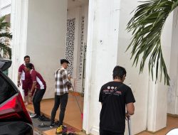 Jelang HUT Bhayangkara ke 79, Dit Intelkam Polda Sumsel dan Mahasiswa Laksakan Bakti Religi dan Bakti Sosial