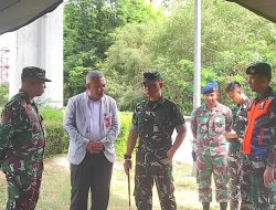 Komandan Lanud SMH Cek Kesiapan Pengamanan Bandara Internasional SMB II Palembang