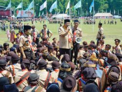 Hadir Di Pembukaan Jambore, Drs H Riza Fahlevi Beri Semangat Kontingen Sumsel
