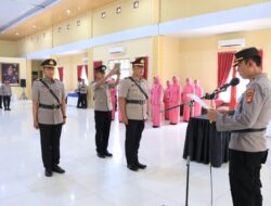 Kapolres Banyuasin Pimpin Sertijab Kasat Lantas Banyuasin