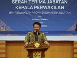 Gubernur Sumsel Hadiri Sertijab Kepala Perwakilan BPK RI Sumsel