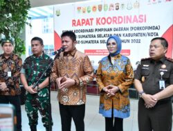 Pimpinan DPRD Prov. Sumsel Ikuti Rakor Forkopimda Se-Provinsi Sumatera Selatan