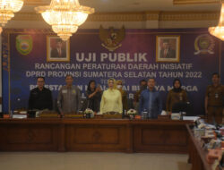 DPRD Provinsi Sumsel Gelar Uji Publik Rancangan Peraturan Daerah (Raperda) Inisiatif Tahun 2022