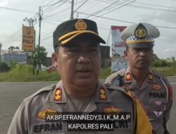 Demi Keamanan Lalu Lintas, Ini Pesan Kapolres PALI 