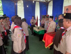 Polres PALI Hadiri Pelantikan Majelis Pembimbing Ranting Pramuka 