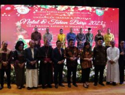 Ketua DPRD Prov Sumsel Hadiri Undangan Perayaan Nataru 2023 Umat Kristen Katolik Se-Sumatera Selatan