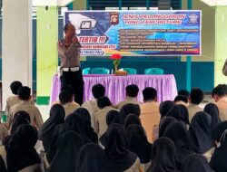 Satlantas Polres Pali Sosialisasikan Etle & Aplikasi Smart City Kepada Pelajar Di Pali