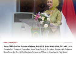 Ketua DPRD Provinsi Sumsel Hadiri Pengukuhan Pengurus Paguyuban Jawa Timur