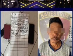 Diduga Bandar Judi Online, Warga Desa Raja Induk diamankan Pihak Polres Pali