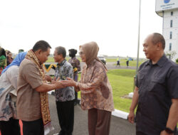 Ketua DPRD Provinsi Sumsel Bersama Forkopimda Sumsel Jemput Kepala Staf Angkatan Darat (KSAD)