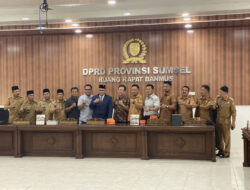 Wakil Ketua DPRD Provinsi Sumatera Selatan, H.M.Giri Ramanda N. Kiemas, SE.,MM. menerima Audiensi Dari Forum Kepala Desa Sumatera Selatan (FKDSS)