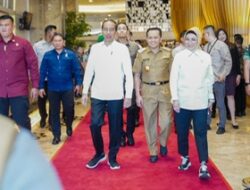 Presiden RI, H. Joko Widodo Kunjungi Kerja di Sumsel, Ketua DPRD bersama Forkopimda Sumsel Mendampingi