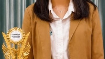 Viandra Siswi Kelas XI SMK Xaverius Palembang Tembus LKS Nasional Bidang Desain Grafis