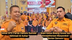 Bersama Jajaran, Ketua DPD Hanura Sumsel Hadiri Peresmian Kantor DPC Hanura OKU